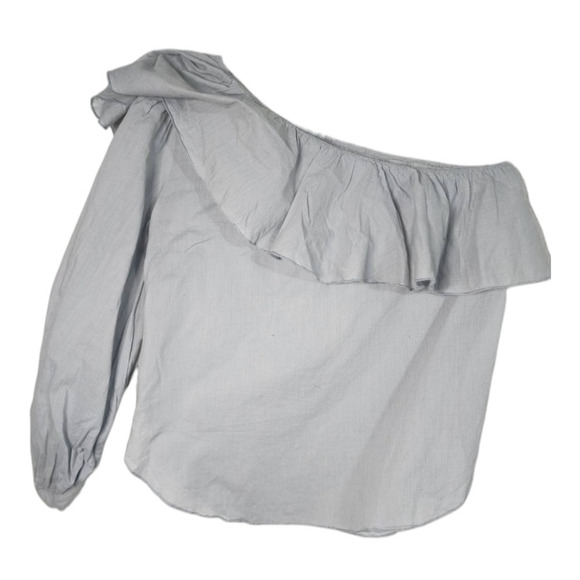 APIECE APART ONE SHOULDER RUFFLE TOP size 0 xs - Picture 6 of 10